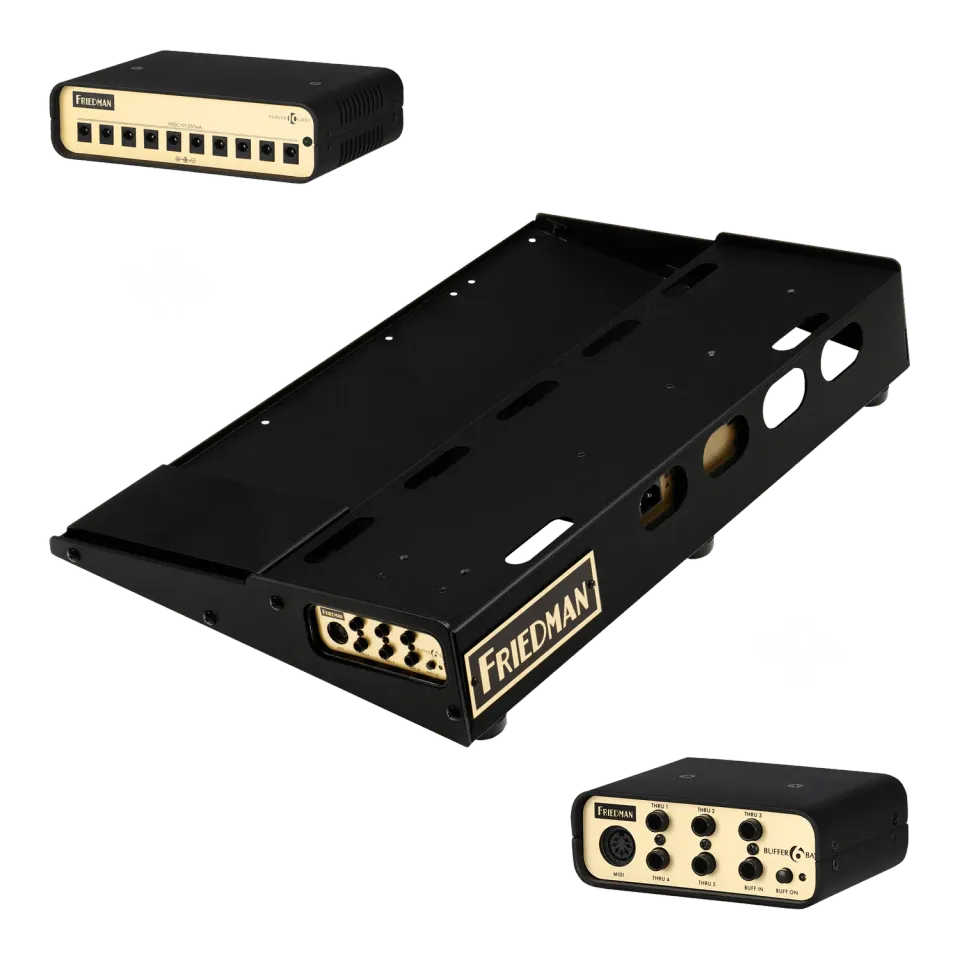 Friedman Tour Pro 1524 Platinum pedalbord med koffert