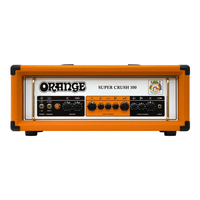 Orange Super Crush 100 topp 100W svart 2-kanals