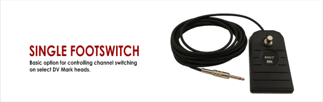 DVmark Single Footswitch fotbryter kanal