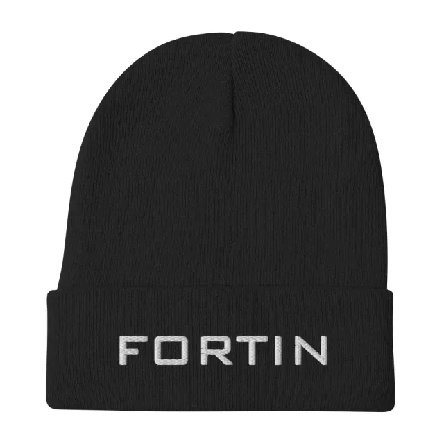 Fortin Embroidered lue beanie bomull