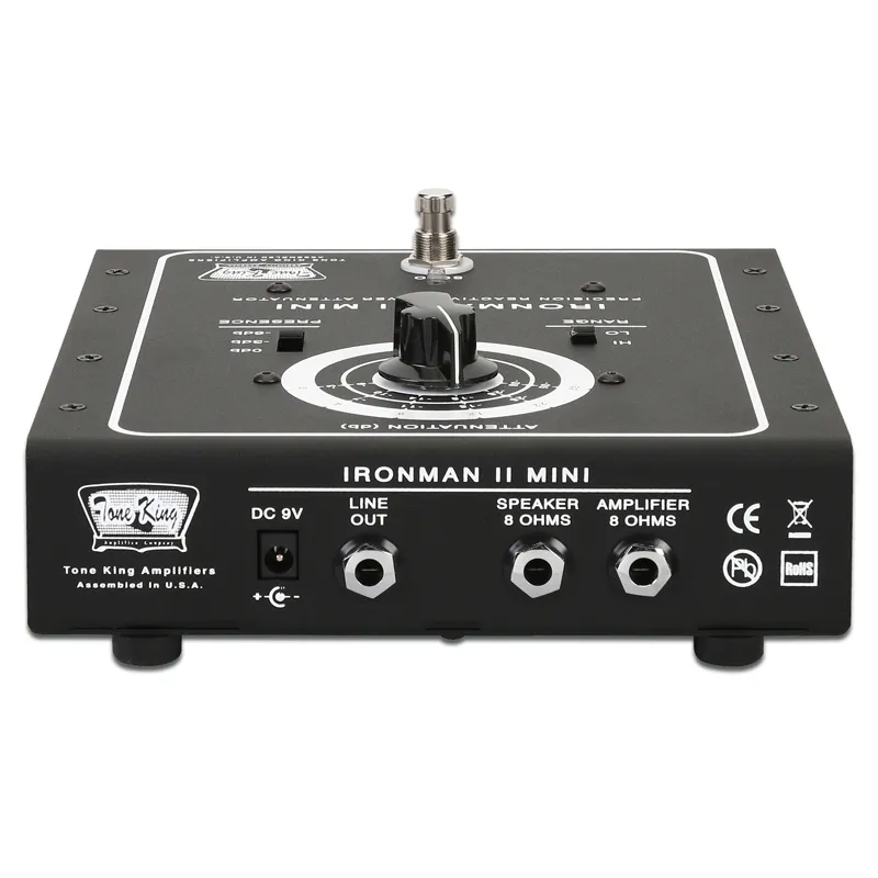 Tone King Ironman II Mini attenuator med rørlyd