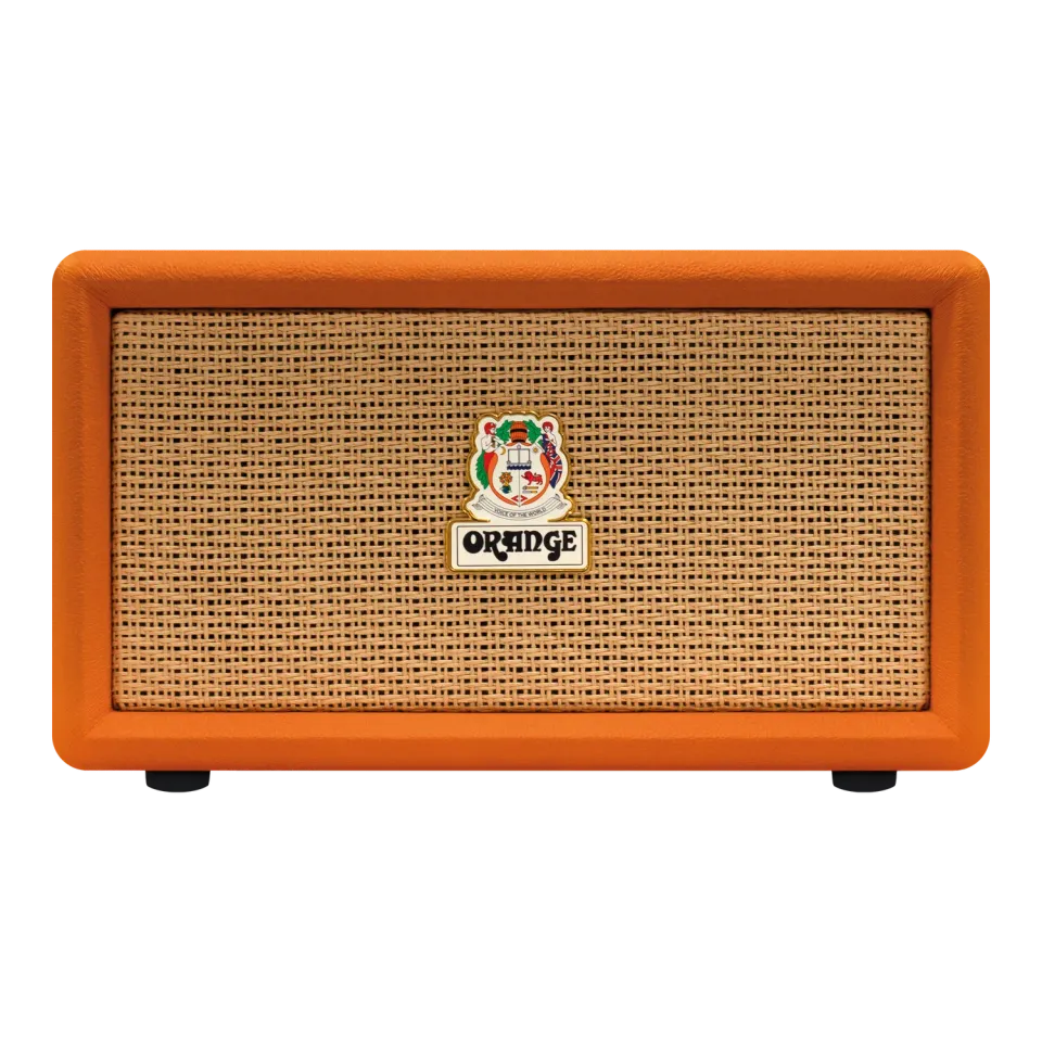 Orange Box bluetooth høyttaler oransje oppladbar
