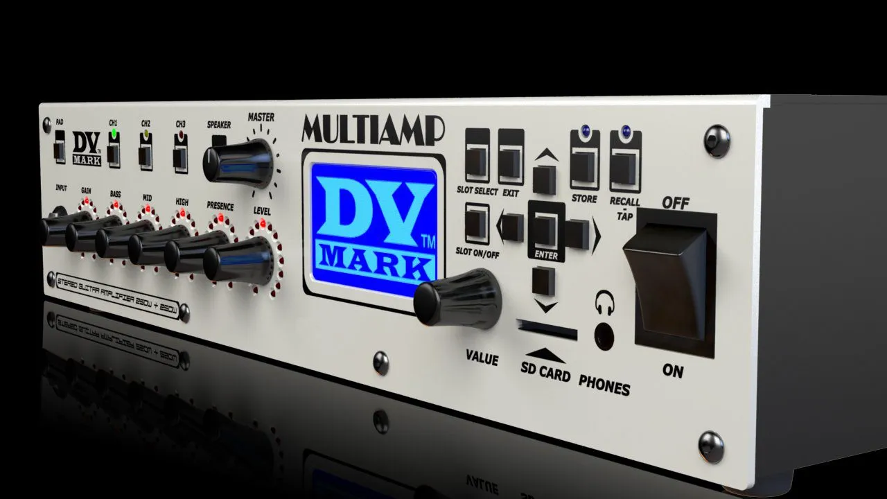 DVmark Multiamp gitarprosessor 500W stereo