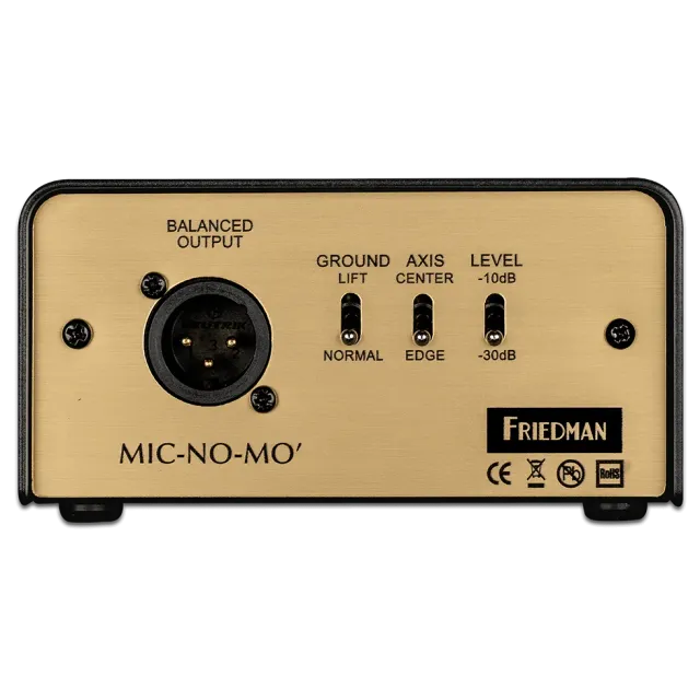 Friedman Mic No Mo høyttalersimulator passiv DI