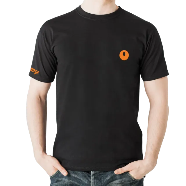 Orange O Logo T-skjorte bomull hvit logo