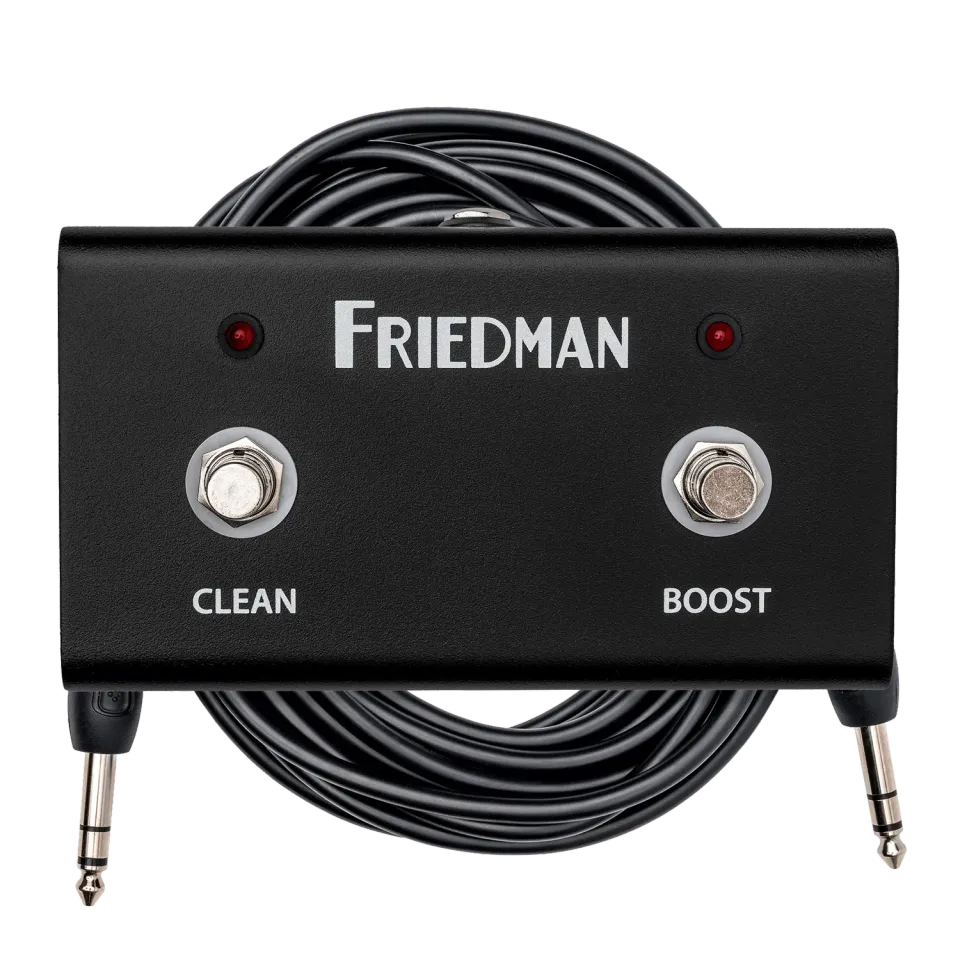 Friedman Dual Button Footswitch fotbryter med kabel 2-kanal