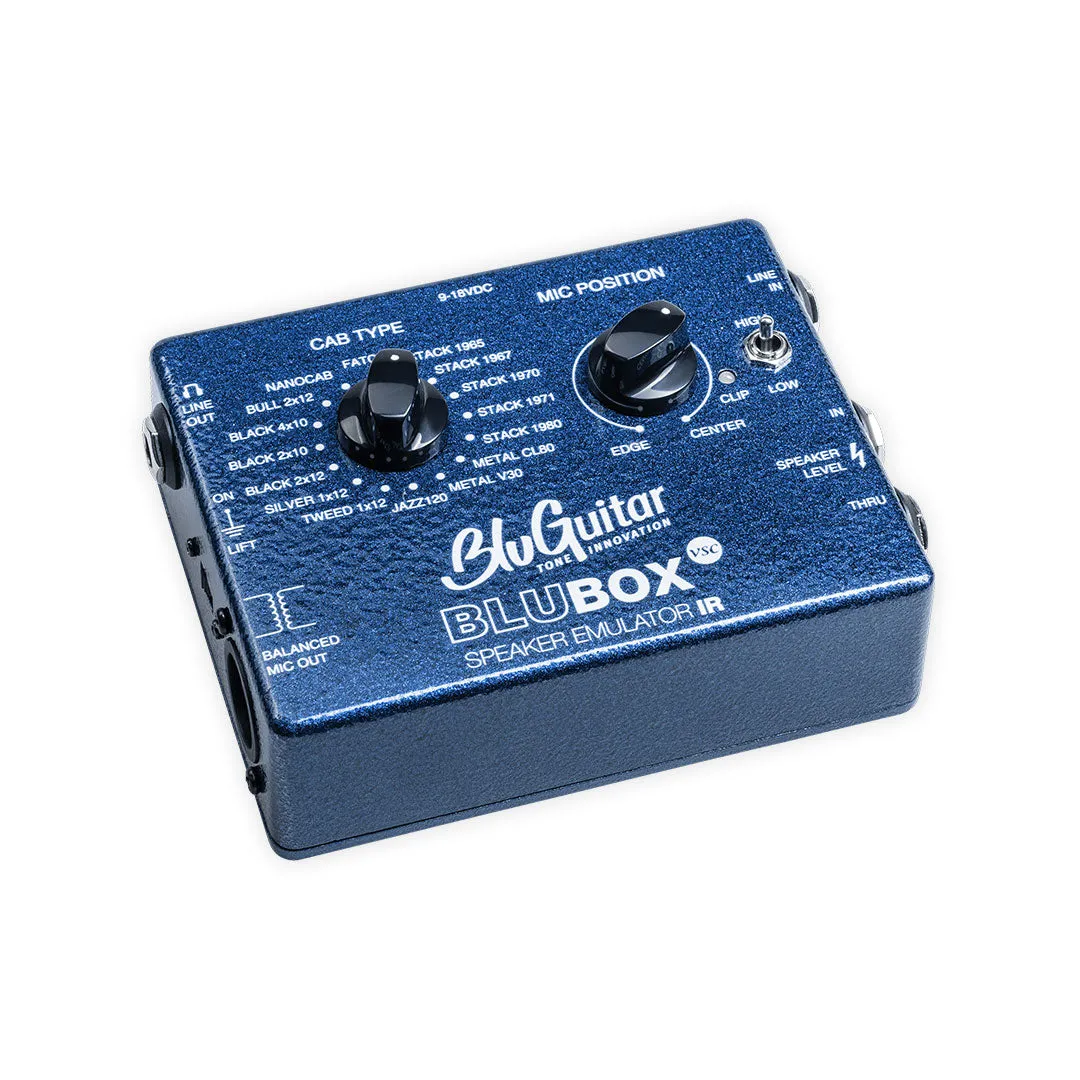 BluGuitar BluBox VSC høyttalersimulering DI-boks 16 cab