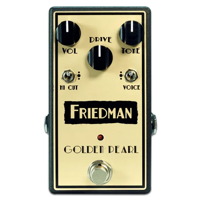 Friedman Golden Pearl overdrive pedal low-gain