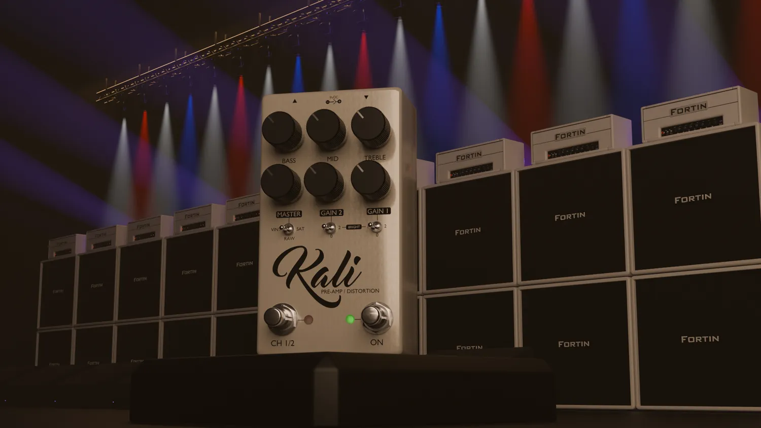 Fortin Kali preamp-pedal modded plexi
