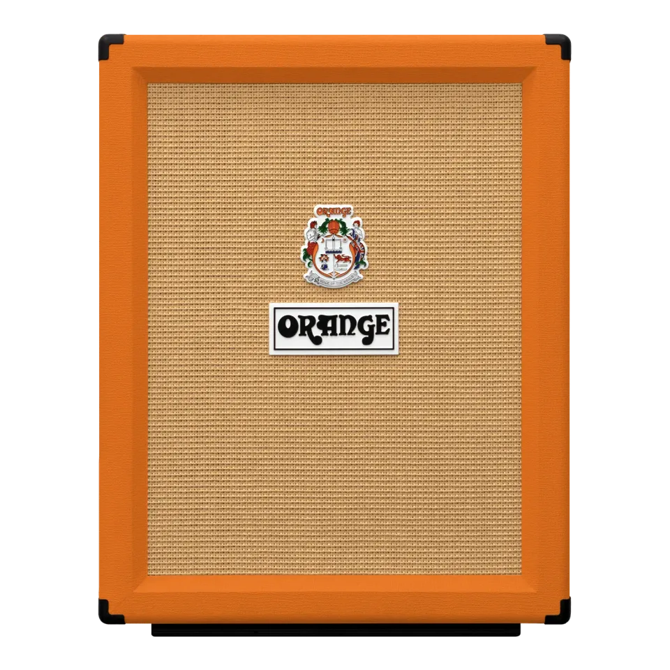 Orange PPC212V gitarkabinett 2x12 oransje åpent