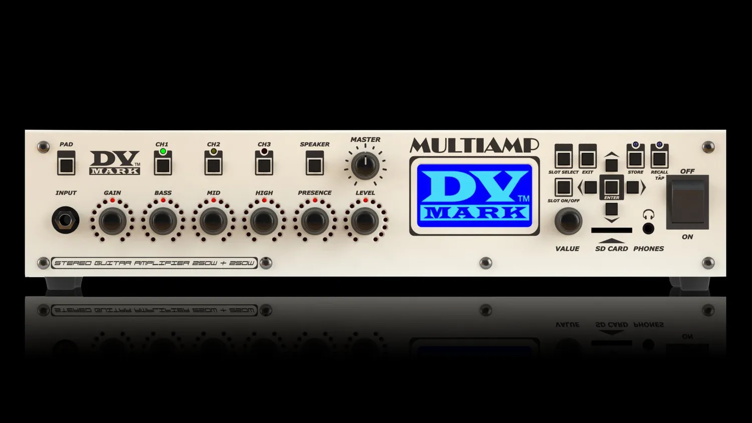 DVmark Multiamp gitarprosessor 500W stereo