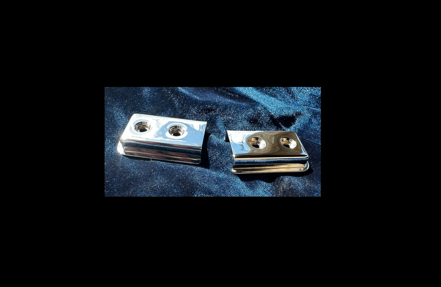 Signature Sound Deluxe Dumble håndtakbeslag chrome 2-pk