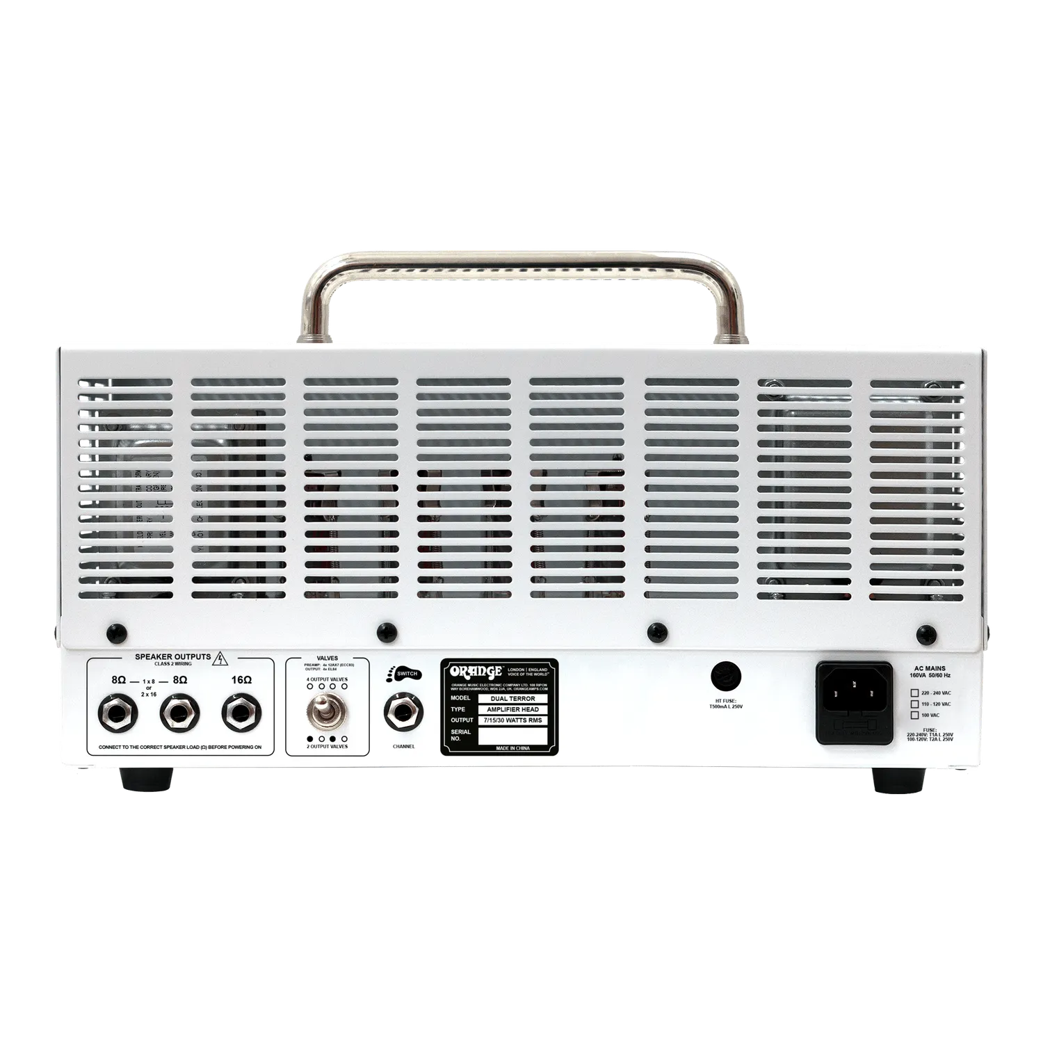 Orange Dual Terror rørtopp 30 watt 2 kanaler