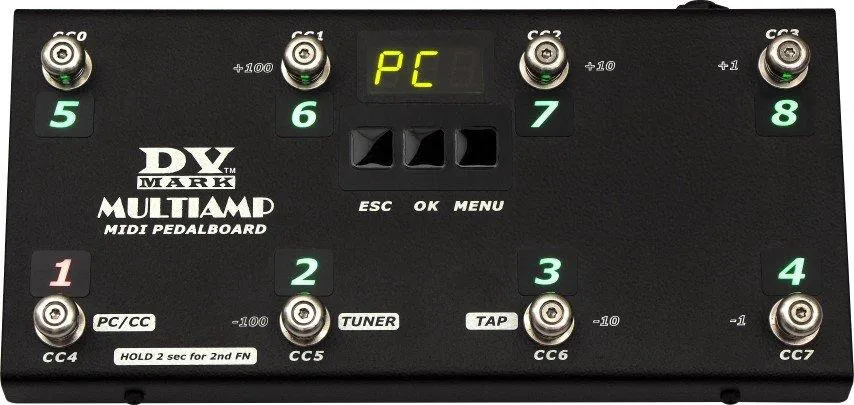 DVmark Multiamp Midi Pedalboard fotbryter