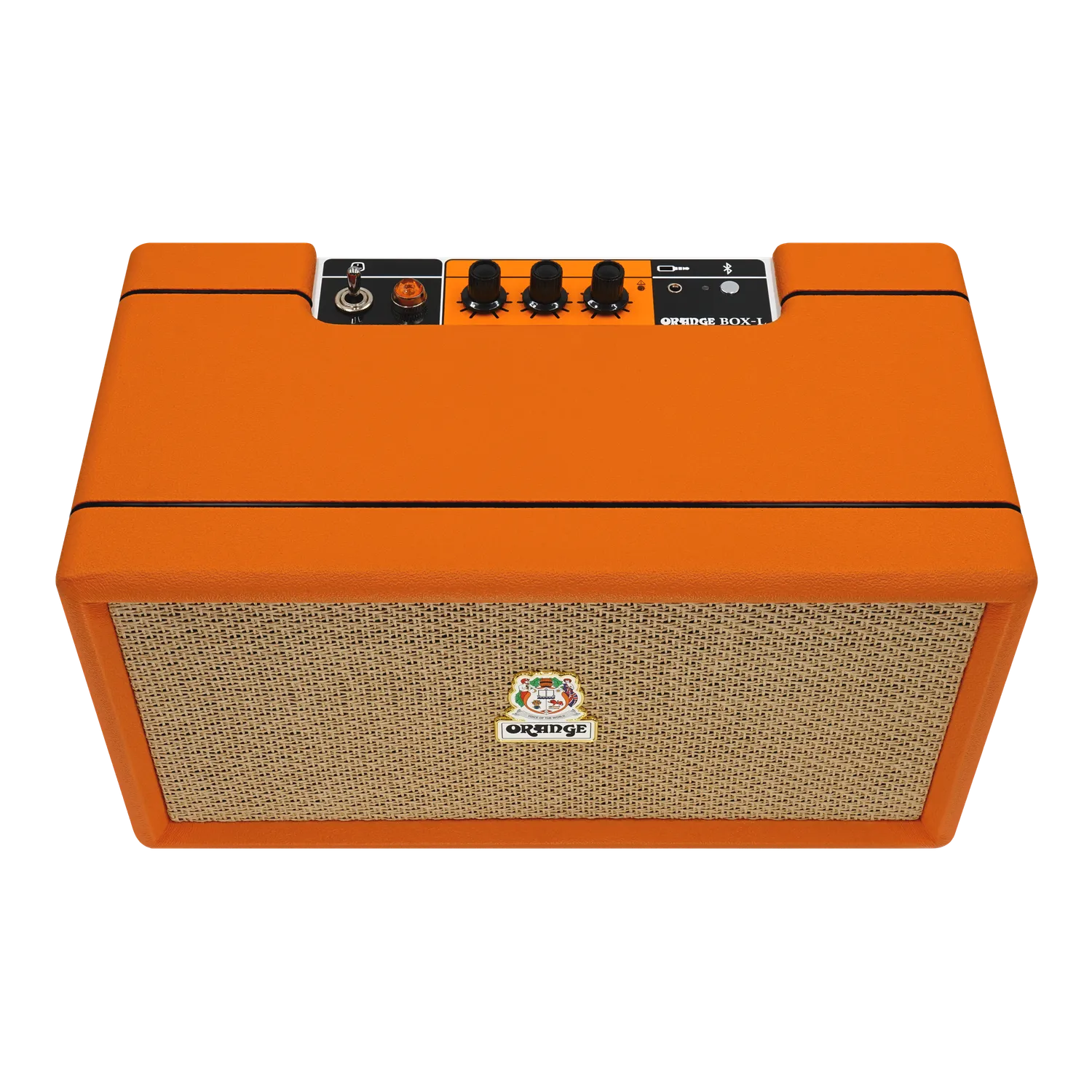 Orange Box-L bluetooth-høyttaler oransje med bluetooth 5.0
