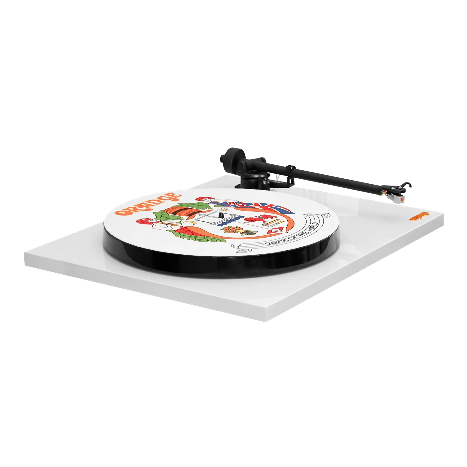 Orange O Turntable platespiller remdrift EU