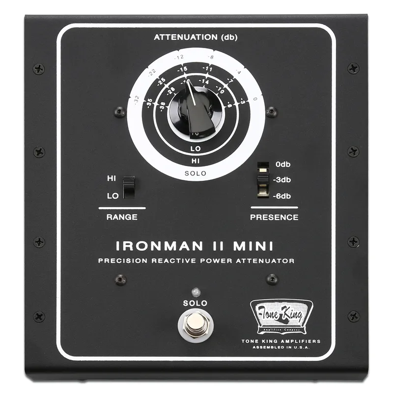 Tone King Ironman II Mini attenuator med rørlyd