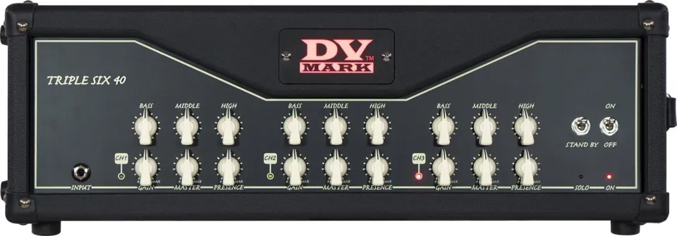 DV Mark Triple Six 40 rørtopp 40W EL34 3 kanaler
