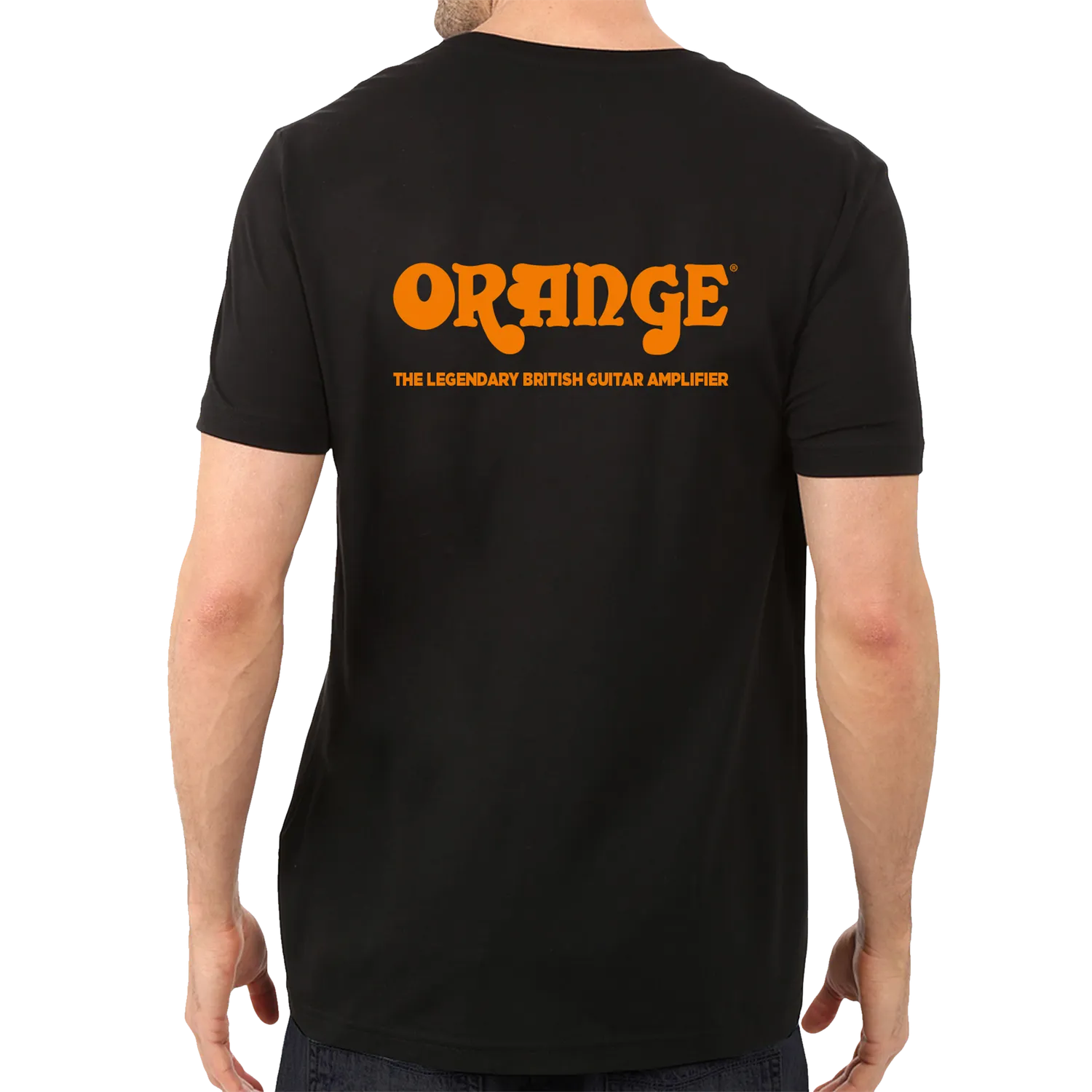 Orange World Tree T-skjorte bomull svart